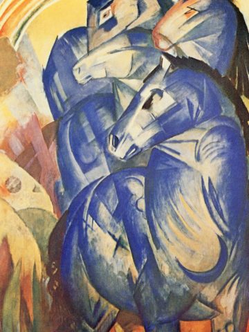 Franz Marc: Der Turm der blauen Pferde, 1913
