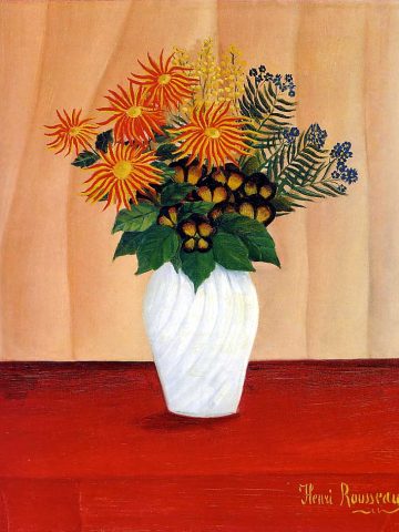 Henri Rousseau: Bouquet of Flowers_(Tate_Gallery)